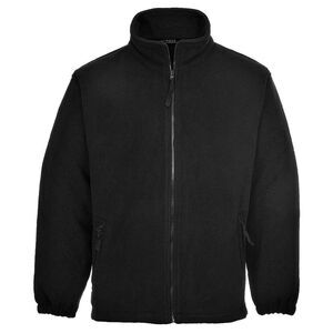 Portwest Mens Aran Fleece Jacket / Black